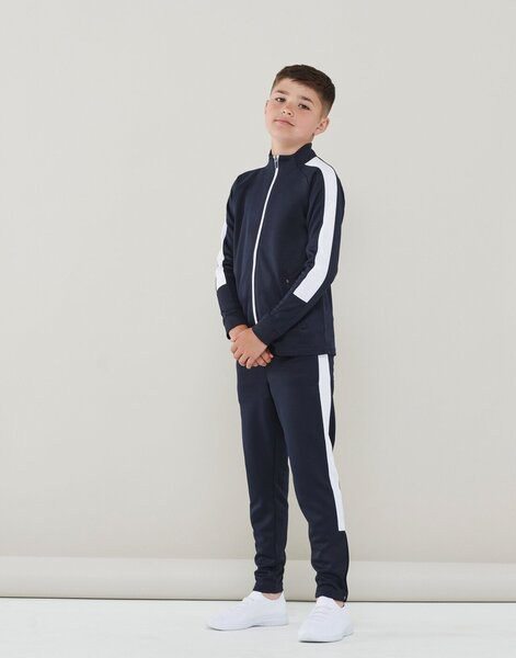 Finden & Hales LV873 - Unisex Kids' Trendy Sports Jacket with Zipper Pockets