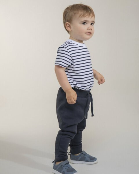 Larkwood LW027 - Kids Striped Crew Neck Tee Shirt