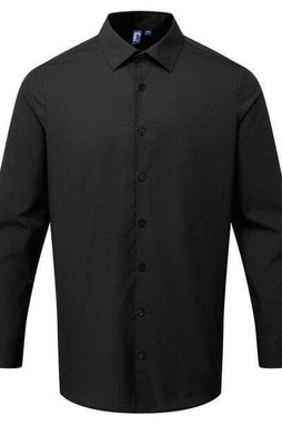 Premier Workwear PR203 - MENS LONG SLEEVE POPLIN SHIRT