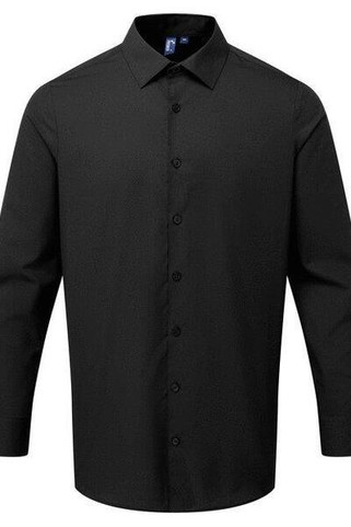 Premier Workwear PR203 - MENS LONG SLEEVE POPLIN SHIRT