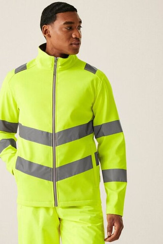 Regatta TRA712 - PRO HI-VIS ABLAZE SOFTSHELL