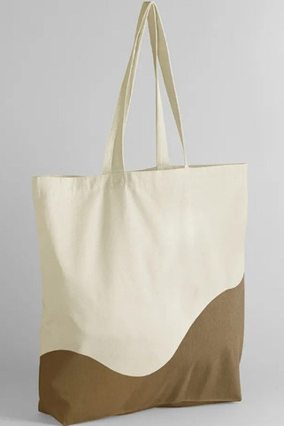 Westford Mill W235 - ORGANIC WAVE PRINT MAXI TOTE