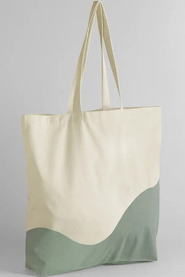 Westford Mill W235 - ORGANIC WAVE PRINT MAXI TOTE