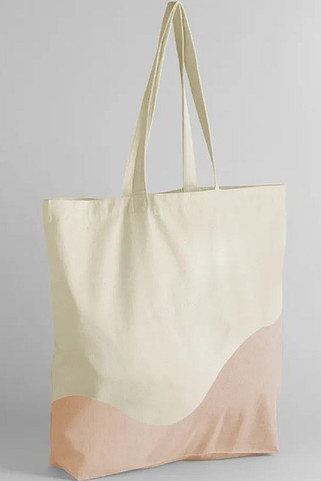 Westford Mill W235 - ORGANIC WAVE PRINT MAXI TOTE