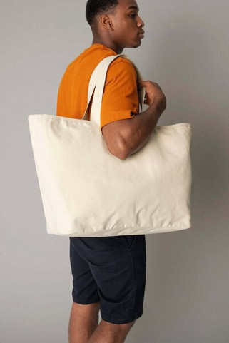 Westford Mill W606 - OVERSIZED HEAVY DUTY CANVAS TOTE BAG