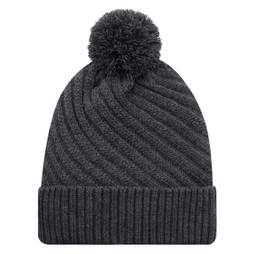 AJM 1E133L - Acrylique / Satin de polyester, Toque (Pom Pom 8cm, Femmes)