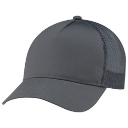 AJM 5970L - Polycotton / Polyester Mesh 5 Panel Constructed Full-Fit-Five (Mesh Back, Womens)