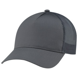 AJM 5970L - Polycotton / Polyester Mesh 5 Panel Constructed Full-Fit-Five (Mesh Back, Women's)
