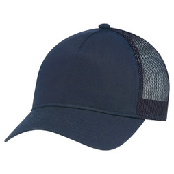 AJM 5970L - Polycotton / Polyester Mesh 5 Panel Constructed Full-Fit-Five (Mesh Back, Womens)