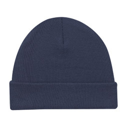 AJM 5Z530J - Lightweight Acrylic Cuff Toque (Junior), Rib knit