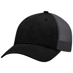 AJM 6L649M - Polycotton / Polyester Web Mesh 6 Panel Constructed Full-Fit (Mesh Back)