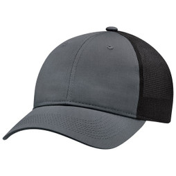 AJM 6L649M - Polycotton / Polyester Web Mesh 6 Panel Constructed Full-Fit (Mesh Back)