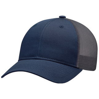 AJM 6L649M - Polycotton / Polyester Web Mesh 6 Panel Constructed Full-Fit (Mesh Back)