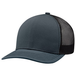 AJM 8N150M - Coolon Polyester / Polyester Mesh 5 Panel Constructed Solo Panel Pro Round (Mesh Back)