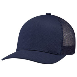 AJM 8N150M - Coolon Polyester / Polyester Mesh 5 Panel Constructed Solo Panel Pro Round (Mesh Back)