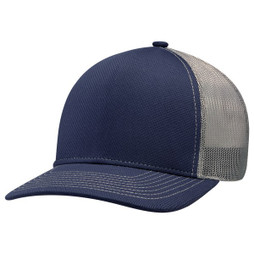 AJM 8N150M - Coolon Polyester / Polyester Mesh 5 Panel Constructed Solo Panel Pro Round (Mesh Back)