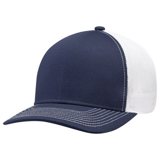 AJM 8N150M - Coolon Polyester / Polyester Mesh 5 Panel Constructed Solo Panel Pro Round (Mesh Back)