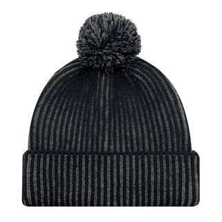 AJM 9H267M - Acrylic Cuff Toque with flat seams (Pom Pom 8cm)