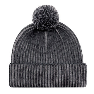 AJM 9H267M - Toque en acrylique avec coutures plates (Pom Pom 8cm)