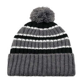 AJM 9I258M - Toque en acrylique (Pom Pom 8cm)
