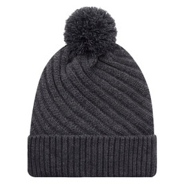 AJM 9J210M - Acrylic Cuff Toque (Pom Pom 8cm)