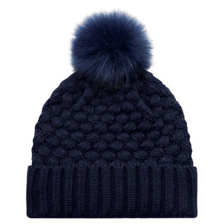 AJM 9L580L - Acrylique, Toque (fausse fourrure à pompon 12cm, pour femmes)