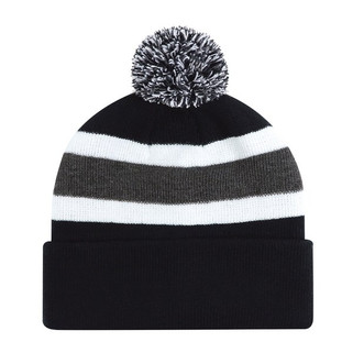 AJM 9S243J - Junior, Acrylic Cuff Toque (Pom Pom 8cm, Junior)
