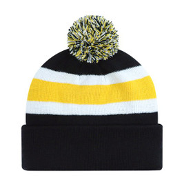 AJM 9S243J - Junior, Acrylic Cuff Toque (Pom Pom 8cm, Junior)