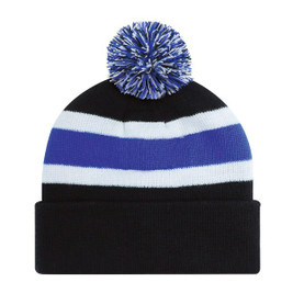 AJM 9S243J - Junior, Acrylic Cuff Toque (Pom Pom 8cm, Junior)