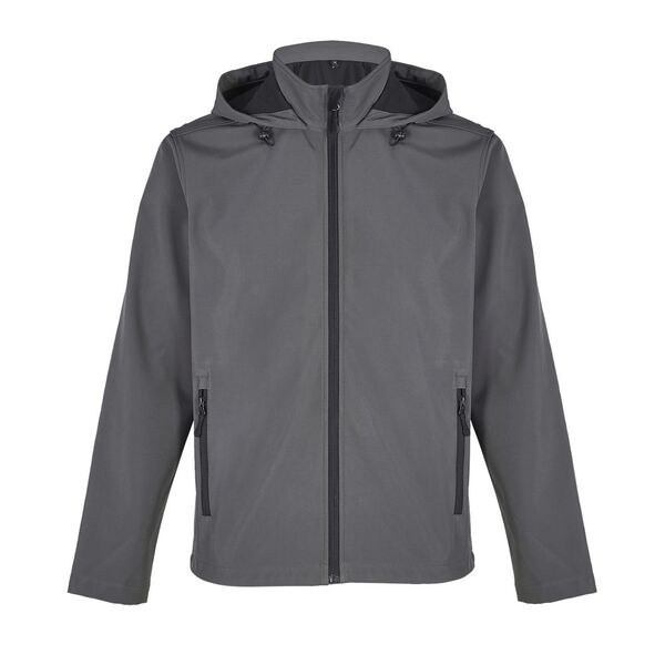 SOL'S 04447 - RACE HOODED MEN Men’s Softshell Hooded Jacket