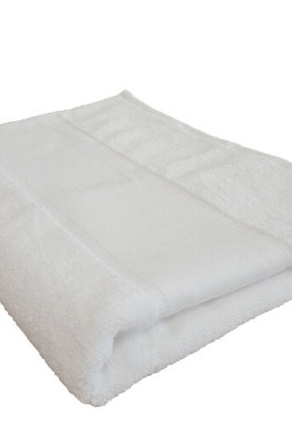 TOWEL CITY TC506 - ORGANIC BATH SHEET WITH PRINTABLE BORDER