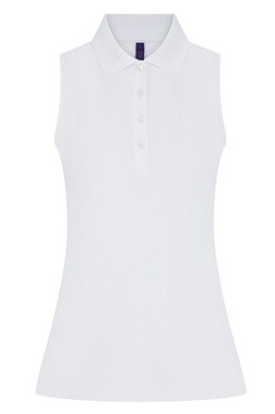 HENBURY HY477 - LADIES SLEEVELESS COOLPLUS® POLO SHIRT