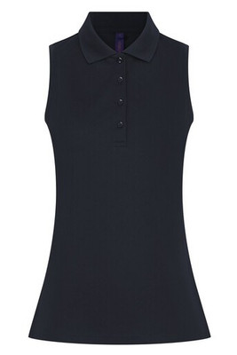HENBURY HY477 - LADIES' SLEEVELESS COOLPLUS® POLO SHIRT