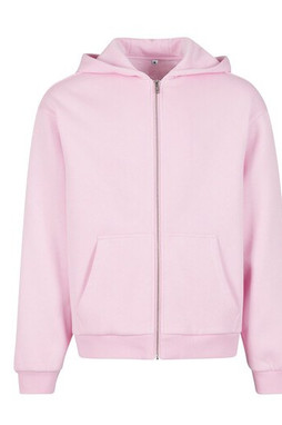 BUILD YOUR BRAND BY285 - FLUFFY ZIP HOODY