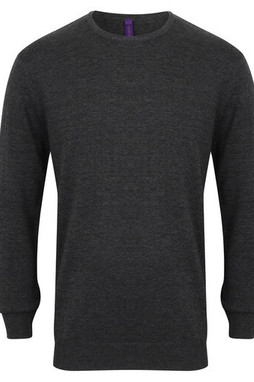 HENBURY HY725 - Mens Crew Neck Jumper