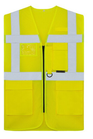 Korntex KXCMMF - MESH MULTIFUNKSJONELL SIKKERHETSVEST "LARISA"
