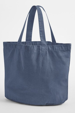 WESTFORD MILL WM345 - Sac shopping ovale en coton recyclé délavé