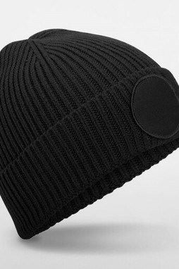 BEECHFIELD BF332R - CIRCULAR FASHION PATCH BEANIE
