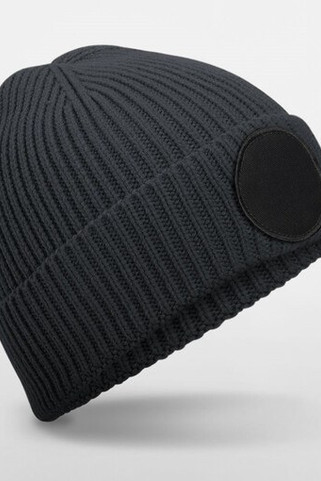 BEECHFIELD BF332R - CIRCULAR FASHION PATCH BEANIE