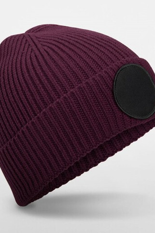BEECHFIELD BF332R - CIRCULAR FASHION PATCH BEANIE