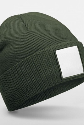 BEECHFIELD BF337R - APPLIQUÉ PATCH BEANIE
