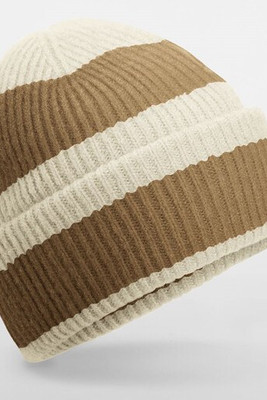 BEECHFIELD BF391R - COLOUR BLOCK BEANIE