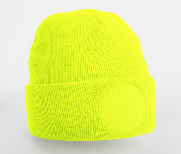 Beechfield BF446 - Customizable Soft-Touch Acrylic Beanie with Yoke