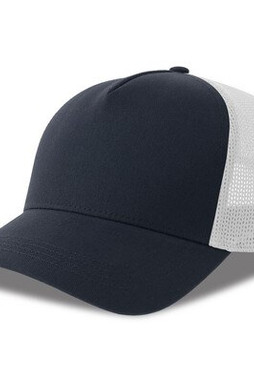 ATLANTIS HEADWEAR AT228 - 5-panel cotton trucker-style cap