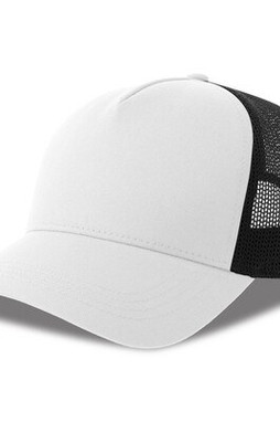 ATLANTIS HEADWEAR AT228 - 5-panel cotton trucker-style cap