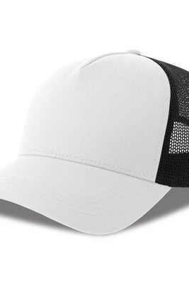 ATLANTIS HEADWEAR AT228 - 5-panel cotton trucker-style cap
