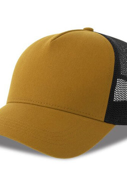 ATLANTIS HEADWEAR AT228 - 5-Panel-Cap im Trucker-Stil aus Baumwolle