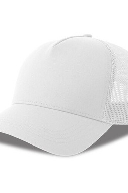 ATLANTIS HEADWEAR AT228 - 5-panel cotton trucker-style cap