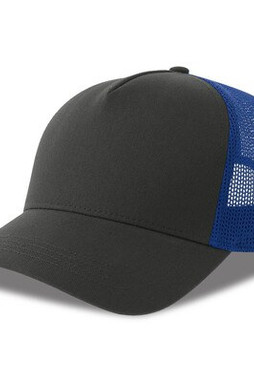 ATLANTIS HEADWEAR AT228 - 5-panel cotton trucker-style cap