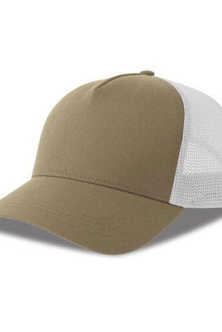 ATLANTIS HEADWEAR AT228 - 5-panel cotton trucker-style cap